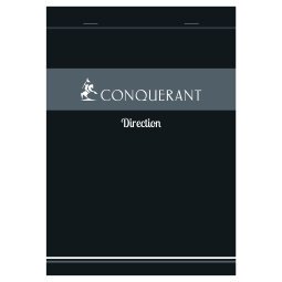 Bloc-notes Conquérant Direction 001 A5 14,8 x 21 cm -5 x 5 - 100 feuilles