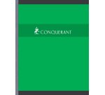 Cahier broché Conquérant 17 x 22 cm grands carreaux 192 pages