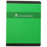 Cahier broché Conquérant 17 x 22 cm grands carreaux 192 pages