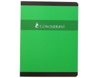 Cahier broché Conquérant 17 x 22 cm grands carreaux 192 pages