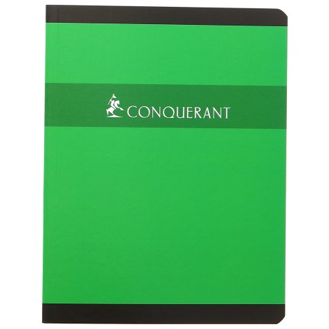 Cahier broché Conquérant 17 x 22 cm grands carreaux 192 pages