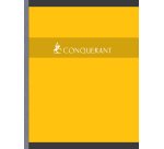 Cahier broché Conquérant 17 x 22 cm grands carreaux 192 pages