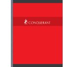 Cahier broché Conquérant 17 x 22 cm grands carreaux 192 pages