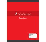 Cahier Conquerant 7 agrafe 170x220 96p 60g seyes assorti