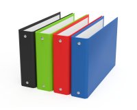 Classeur 2 anneaux cartonné Elba A6 - Dos 3,5 cm