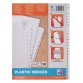 Intercalaire alphabétique 26 positions en PVC 19/100e. Format A4. Coloris Blanc