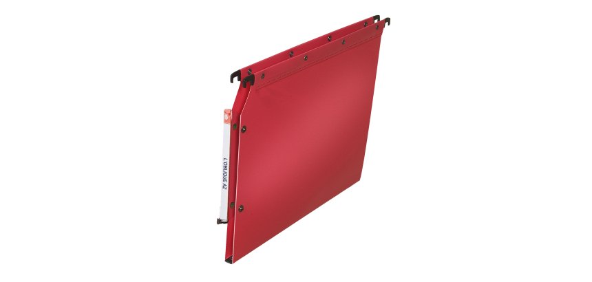 Dossier suspendu elba polypro ultimate armoire h275mm entra xe 330mm fond 15 coloris rougecerise boîte 10 unités