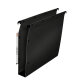 Boite de 10 dossier suspendu armoire Elba pp ultimate a4 fond 50mm capacité 550 feuilles couverture polypro noir