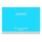 Bloc ecriture Conquerant classique endosse 4 trous 210x297 paysage 160p 90g dl3/10 aqua