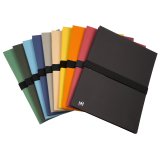 Lot 10 chemises extensibles Color Life papier toilé. Fermeture par sangle VELCRO® Noire. Assortis