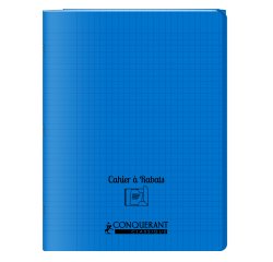 Cahier A Rabat Conquerant Classique Agrafe 240X320 48P 90G Seyes Polypro