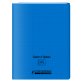 Cahier a rabat Conquerant classique agrafe 240x320 96p 90g seyes polypro bleu