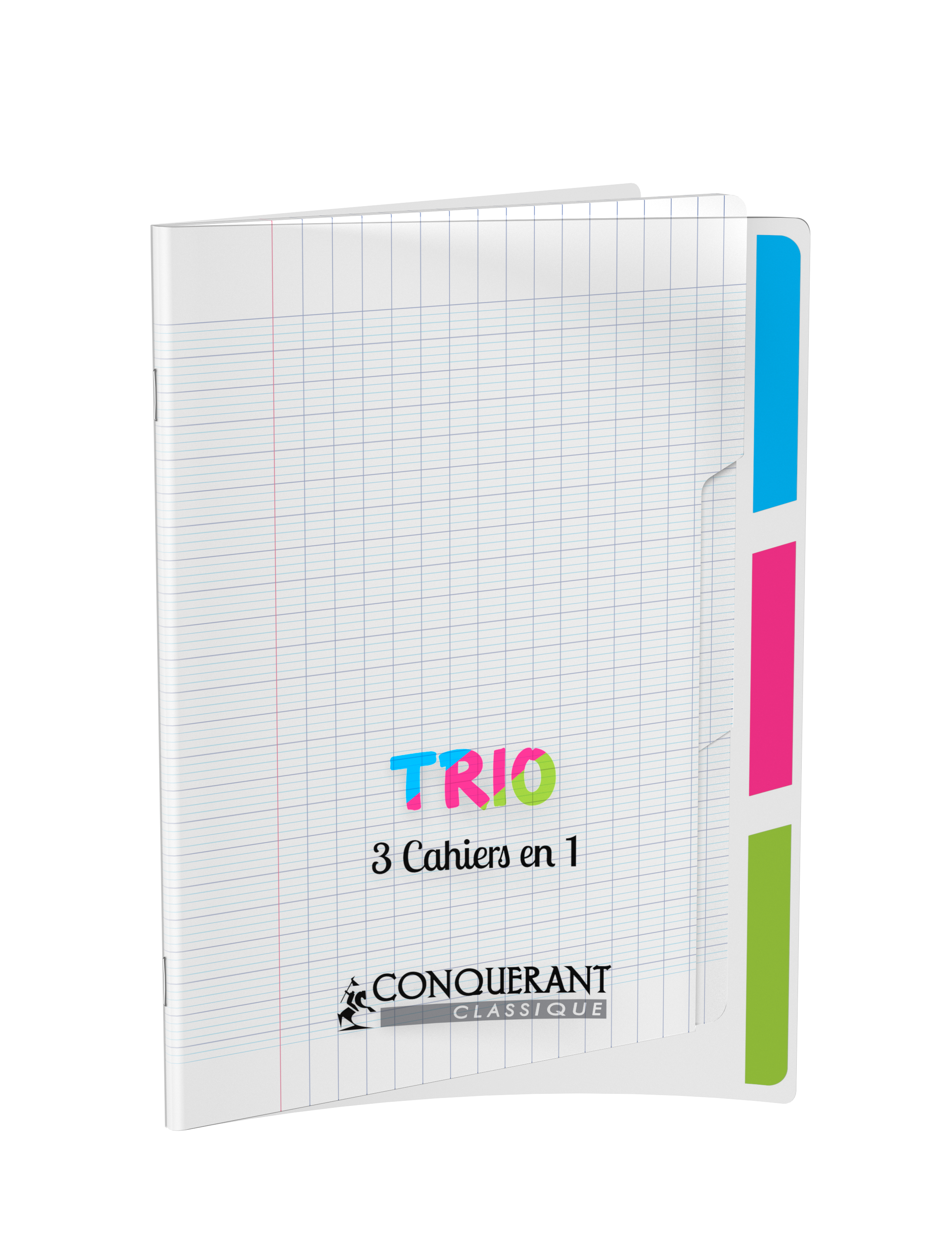 Cahier scolaire 24x32cm 96 pages 70g assortis