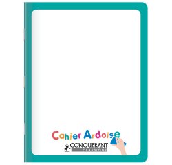 Cahier Ardoise Conquerant Classique Agrafe 170X220 48P 90G Seyes Aqua