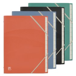 Trieur Oxford osmose recycle a4 12positions polypro opaque assorti