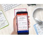 Fiche bristol 210 x 148 mm quadrillée 5 x 5 perforée couleurs assorties Oxford Révision 2.0 - Sachet de 32