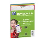 Fiche bristol 210 x 148 mm quadrillée 5 x 5 perforée couleurs assorties Oxford Révision 2.0 - Sachet de 32