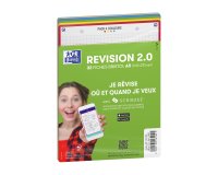 Bristol Index card 210 x 148 mm size, graph paper with 5 x 5 grid, perforated, assorted colors Oxford Revision 2.0 - Pack of 32
