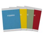Cahier Conquerant Classique Agrafe 170X220 96P 90G Seyes Recycle Assorti