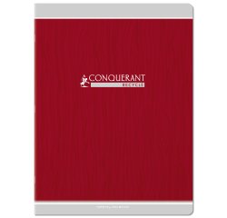 Cahier conquerant classique agrafe 240x320 48 pages 90g   seyes recycle
