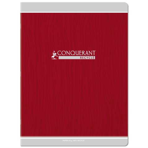 Cahier Recyclé 24x32cm Seyès 48 Pages Agrafées Couverture Carte Coloris assortis