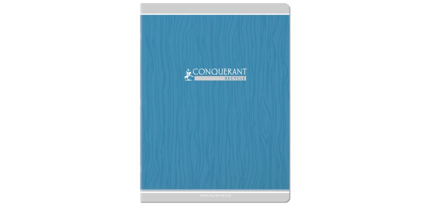 Cahier conquerant classique agrafe 240x320 96 pages 90g   seyes recycle