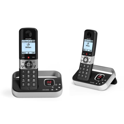 Alcatel F890 DECT telephone Caller ID Black