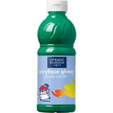 Flacon de 500ml gouache Glossy Vert brillant