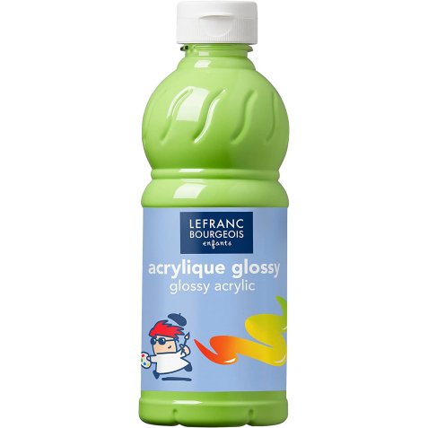 Peinture acrylique Glossy 500ml Vert anis