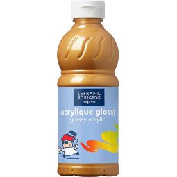 Flacon de 500ml gouache Glossy or