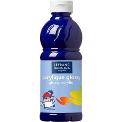 Flacon de 500ml gouache Glossy outremer