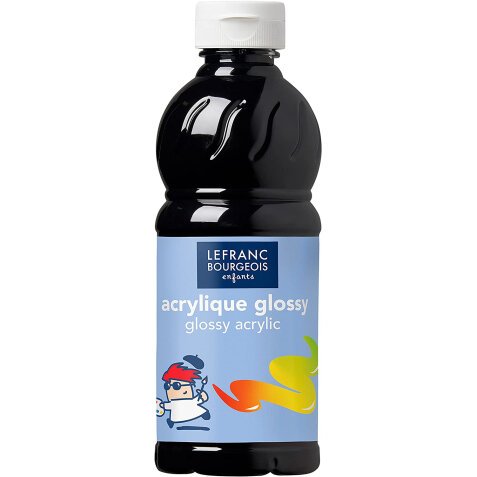 Flacon de 500ml gouache Glossy Noir