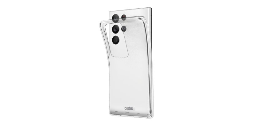 SBS Etui support Skinny Galaxy S23 Ultra, transparent