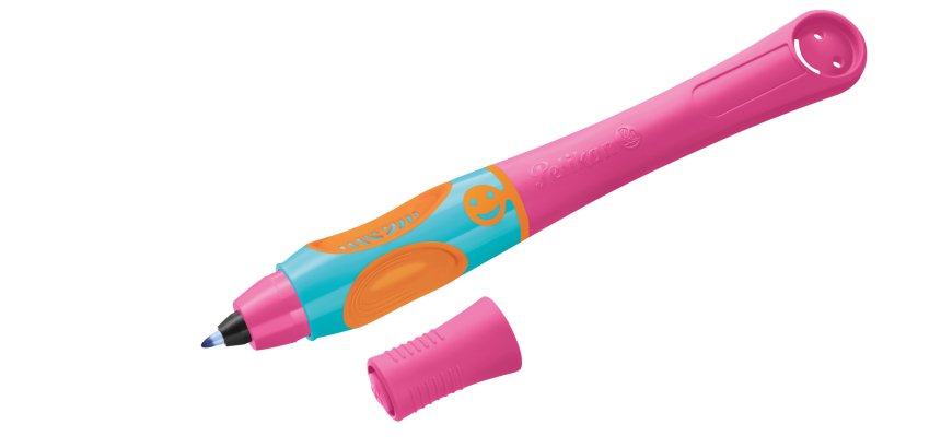 Stylo-encre pelikan griffix droitier trait 0,3mm coloris  rose etui