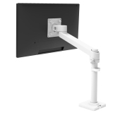 Ergotron NX Series NX MONITOR ARM WHITE 86,4 cm (34") Bureau Noir, Blanc