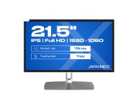 JAPANNEXT JN-IPS2152FHDR-C65W-FLD-T écran plat de PC 54,6 cm (21.5") 1920 x 1080 pixels Full HD LED Écran tactile Gris
