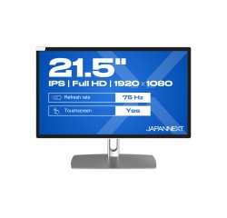 JAPANNEXT JN-IPS2152FHDR-C65W-FLD-T écran plat de PC 54,6 cm (21.5") 1920 x 1080 pixels Full HD LED Écran tactile Gris