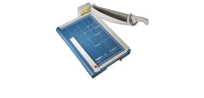 Cisaille dahle 867 format a3 capacité coupe 35f longueur coupe 460mm automatique acier solingen table métallique