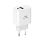 Rivacase PS4102 W00 mobile device charger Universal White AC Fast charging Indoor
