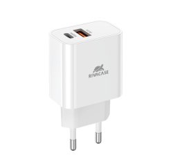 Rivacase PS4102 W00 mobile device charger Universal White AC Fast charging Indoor