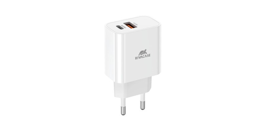Rivacase PS4102 W00 mobile device charger Universal White AC Fast charging Indoor
