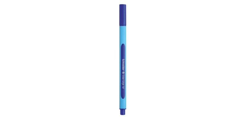Stylo-bille schneider slider edge pointe moyenne coloris   bleu