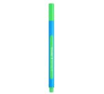 Stylo-bille schneider slider edge écriture large 1mm corps triangulaire caoutchouc viscoglide vert