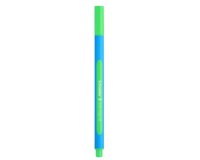 Stylo-bille schneider slider edge écriture large 1mm corps triangulaire caoutchouc viscoglide vert