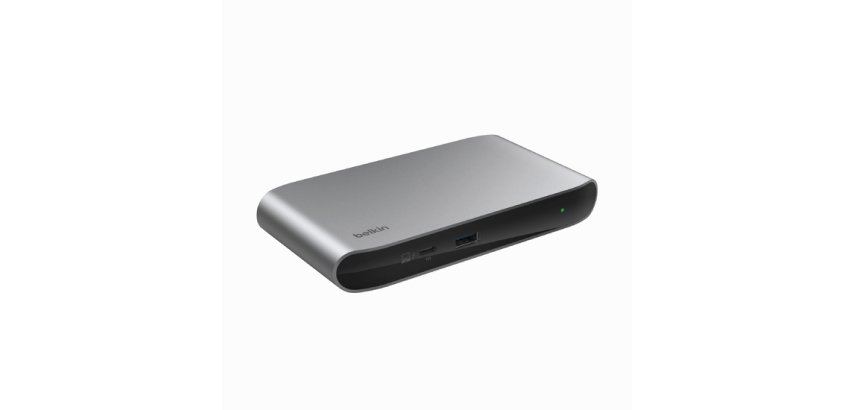 Belkin INC013VFSGY hub & concentrateur Thunderbolt 4 40000 Mbit/s Noir, Gris