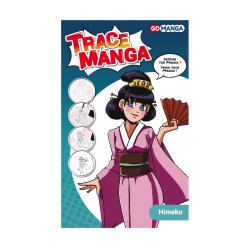 Pochoir Trace Manga pour apprendre à tracer facilement des personnages Manga ''Himeko''