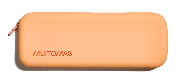 Muitomas SILPENCASEPF astuccio per matita Astuccio portamatite Silicone Pesca