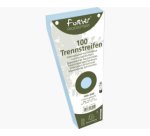 Paquet de 100 intercalaires trapèze Bleu. Perforation 2 trous