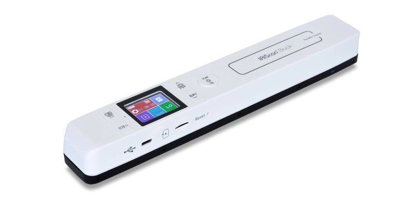I.R.I.S. IRIScan Book 7 Dyslexic Scanner portable 1050 x 1050 DPI A4 Blanc