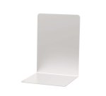 Serre-livres maul aluminium coins arrondis 16x15x21cm     coloris argent